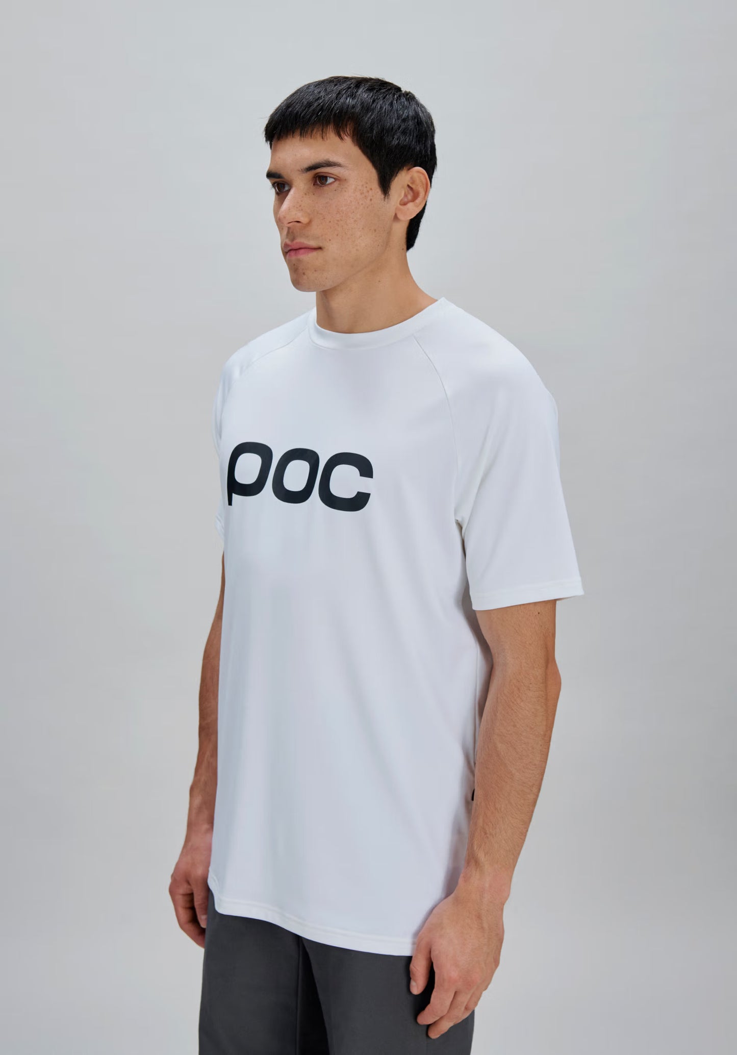 Maillot POC REFORM ENDURO Manches Courtes Blanc