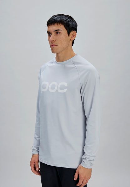 Maillot POC REFORM ENDURO Mangas Largas Gris Claro