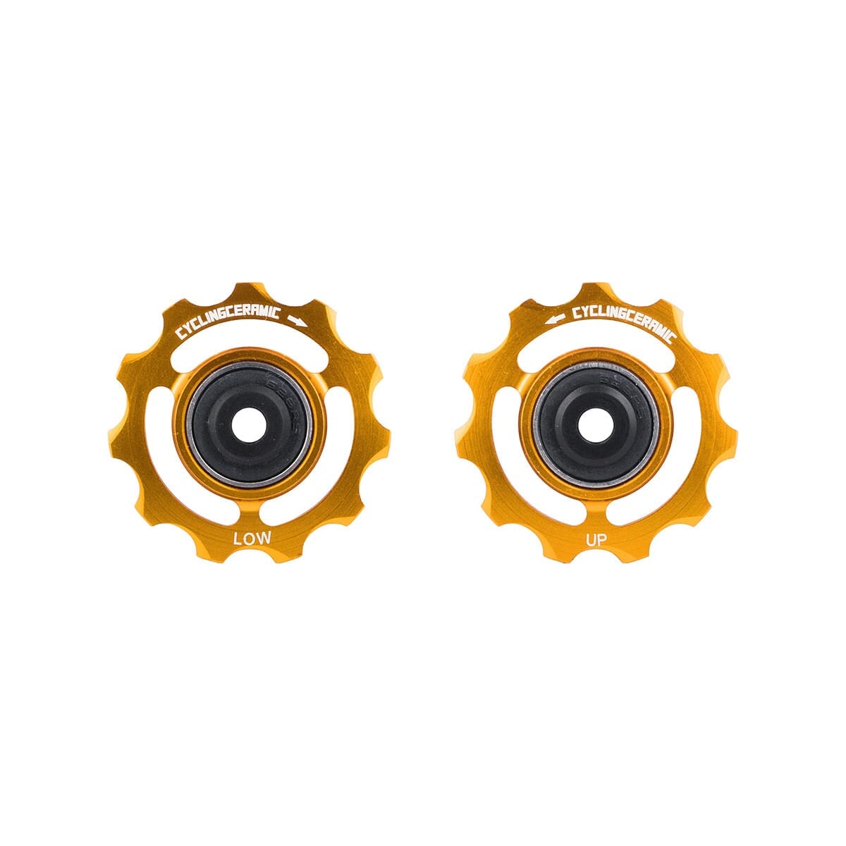 SHIMANO Aluminium Gold 10/11V CYCLINGCERAMIC Cambio trasero