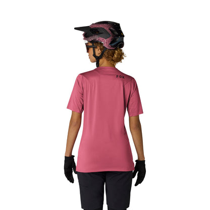 Dres FOX FLEXAIR Ženska Kratki Rokavi Berry
