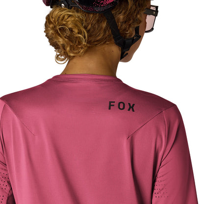 Dres FOX FLEXAIR Ženska Kratki Rokavi Berry