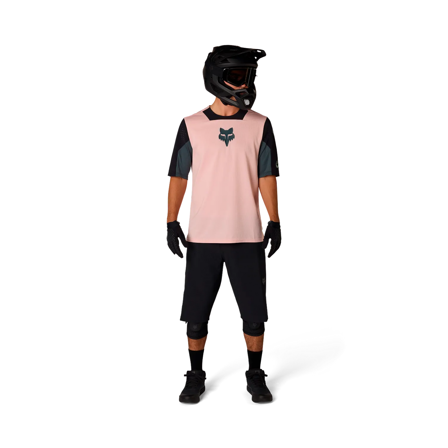 Maillot FOX DEFEND CREATION Manches Courtes Rose Blush