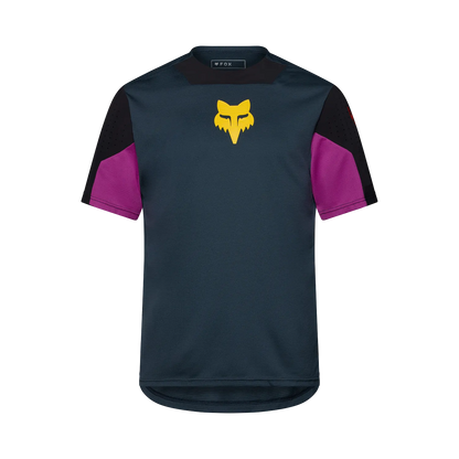 Kolesarska majica s kratkimi rokavi FOX DEFEND CREATION Modra