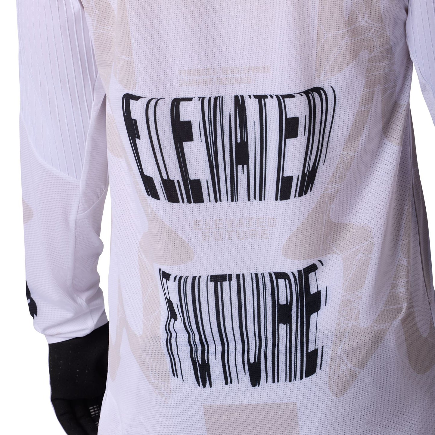 Maillot FOX FLEXAIR DIFFUSE SE Manches longues Blanc