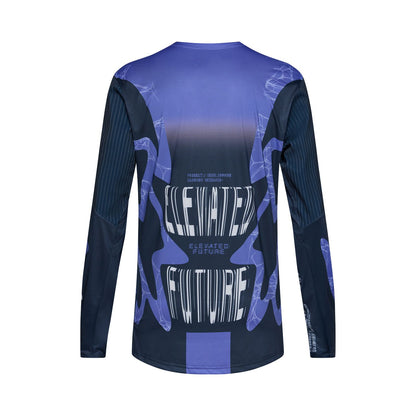 Shirt FOX FLEXAIR DIFFUSE SE Lange Mouwen Paars Blueberry