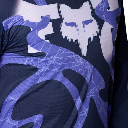 Shirt FOX FLEXAIR DIFFUSE SE Lange Mouwen Paars Blueberry
