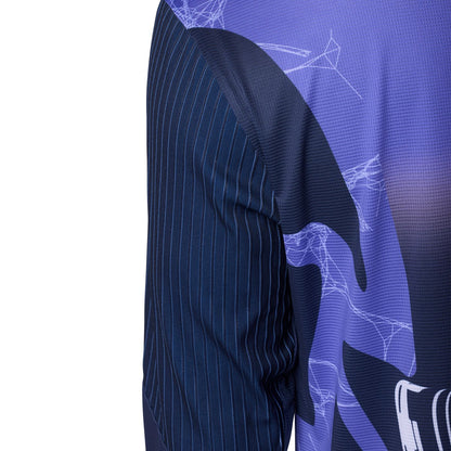 Shirt FOX FLEXAIR DIFFUSE SE Lange Mouwen Paars Blueberry