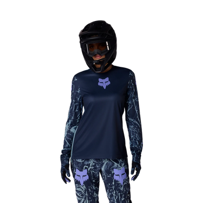 FOX RANGER IMAGE PRINT Women's Long Sleeve Jersey Blue