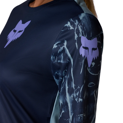 FOX RANGER IMAGE PRINT Women's Long Sleeve Jersey Blue