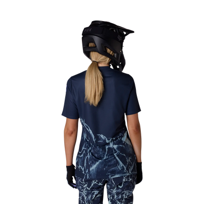 Maillot FOX RANGER IMAGE PRINT Mujer Mangas Cortas Arctic Blue