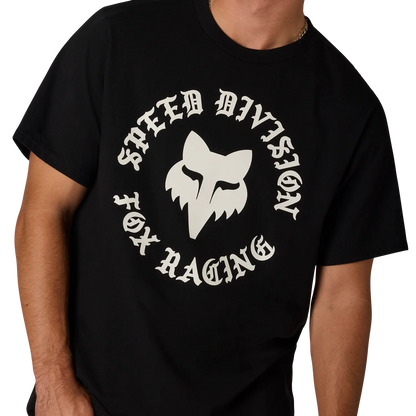 FOX BADGE 195 ORIGINAL Short Sleeve T-Shirt Black