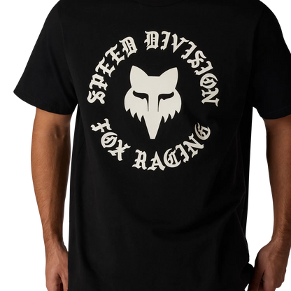 FOX BADGE 195 ORIGINAL Short Sleeve T-Shirt Black