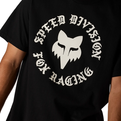 FOX BADGE 195 ORIGINAL Short Sleeve T-Shirt Black