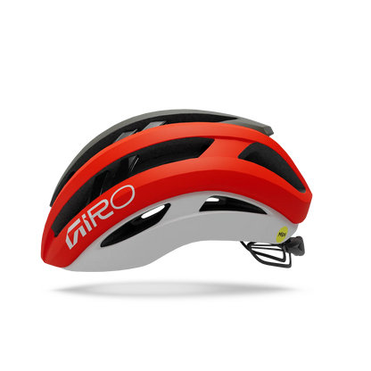Rennradhelm GIRO ARIES MIPS SPHERICAL Flammenrot