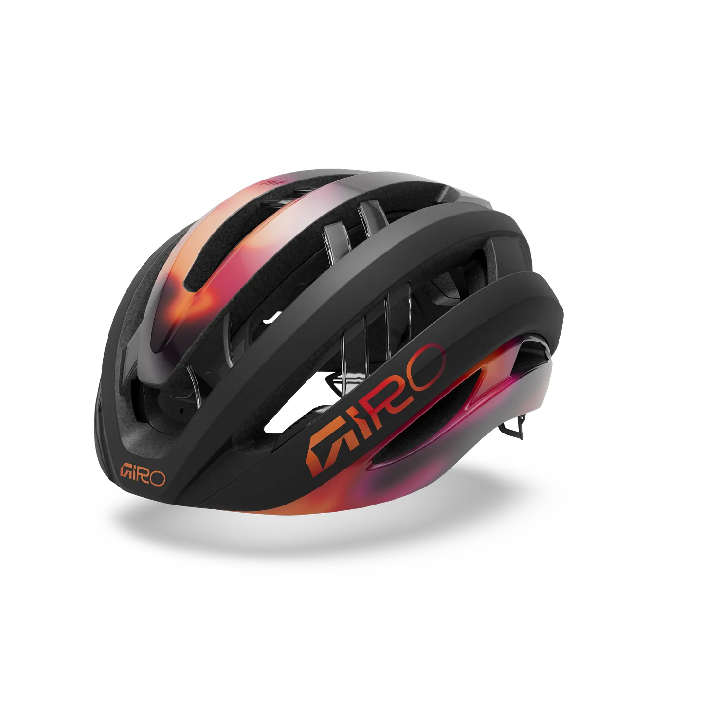 GIRO ARIES MIPS SPHERICAL Rennradhelm Schwarz/Orange