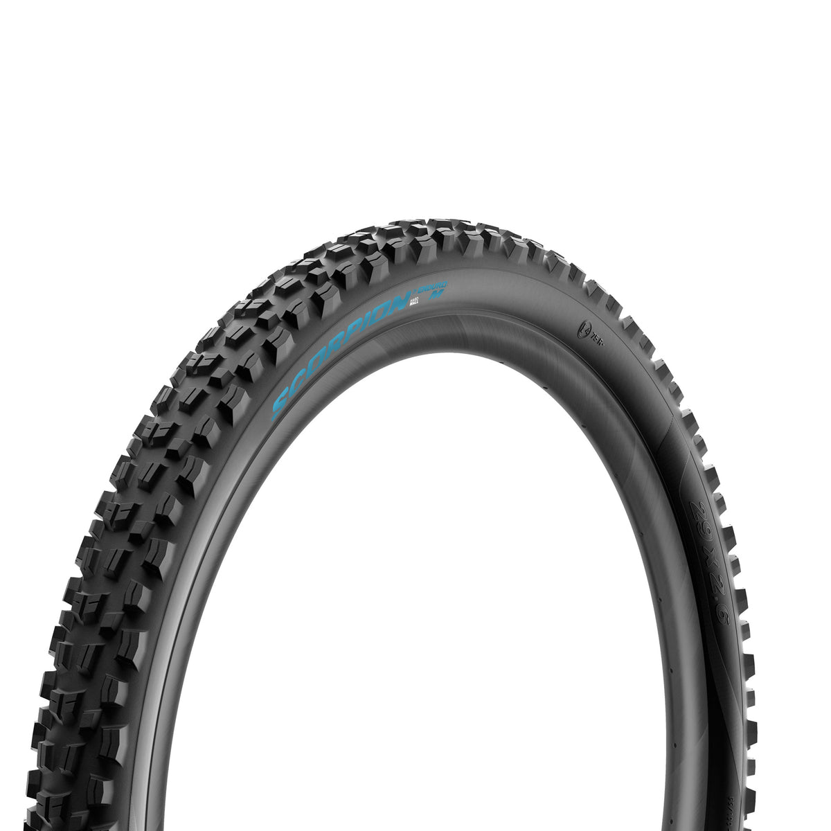 Pirelli Scorpion Enduro M Colour Edition 29x2.40 HardWall Tubeless Ready -taittoreunarengas, musta/Petronas-turkoosi