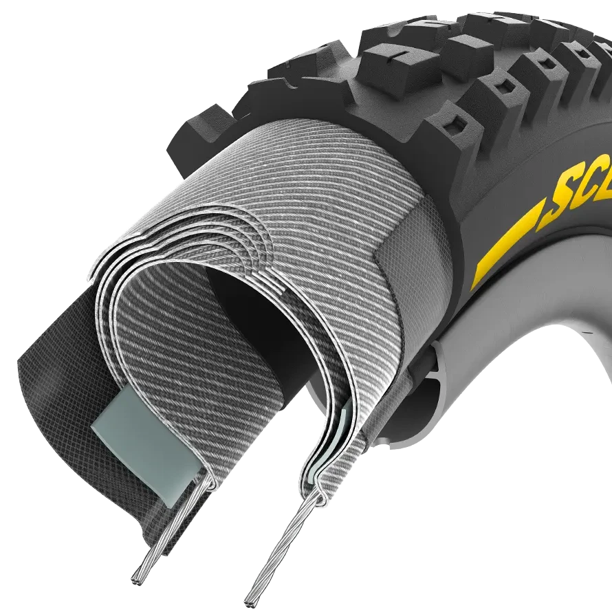 Copertone PIRELLI SCORPION RACE DH M 27.5x2.5 Tubeless Ready Soft Nero/Giallo 3907200