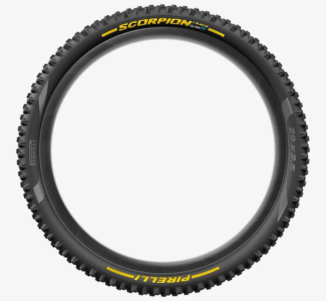 PIRELLI SCORPION RACE DH S 29x2.5 Tubeless Ready Soft Sort/Gul 3907600 dæk
