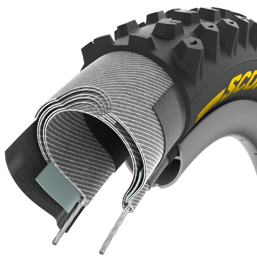 PIRELLI SCORPION RACE DH S 29x2.5 Tubeless Ready Soft Sort/Gul 3907600 dæk