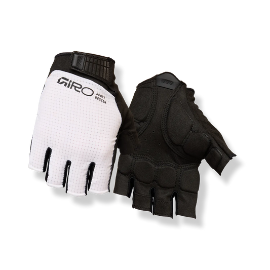Gants Courts GIRO BRAVO II Gel Blanc