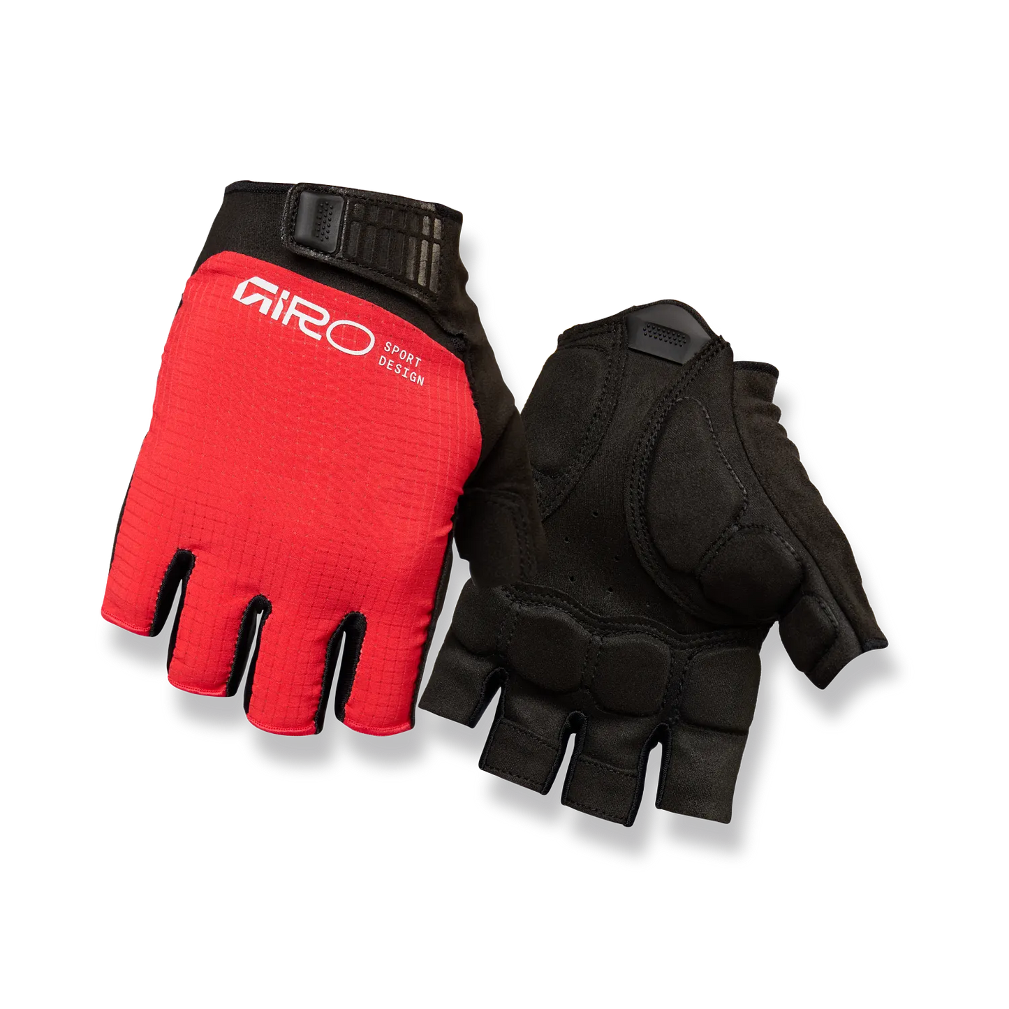 GIRO BRAVO II Gel Short Gloves Red