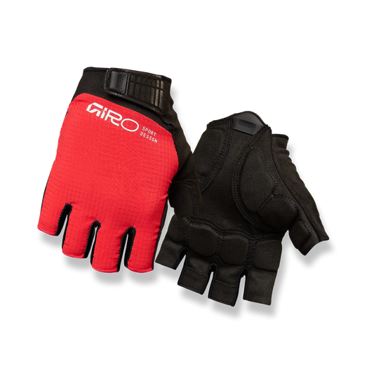 Gants Courts GIRO BRAVO II Gel Rouge