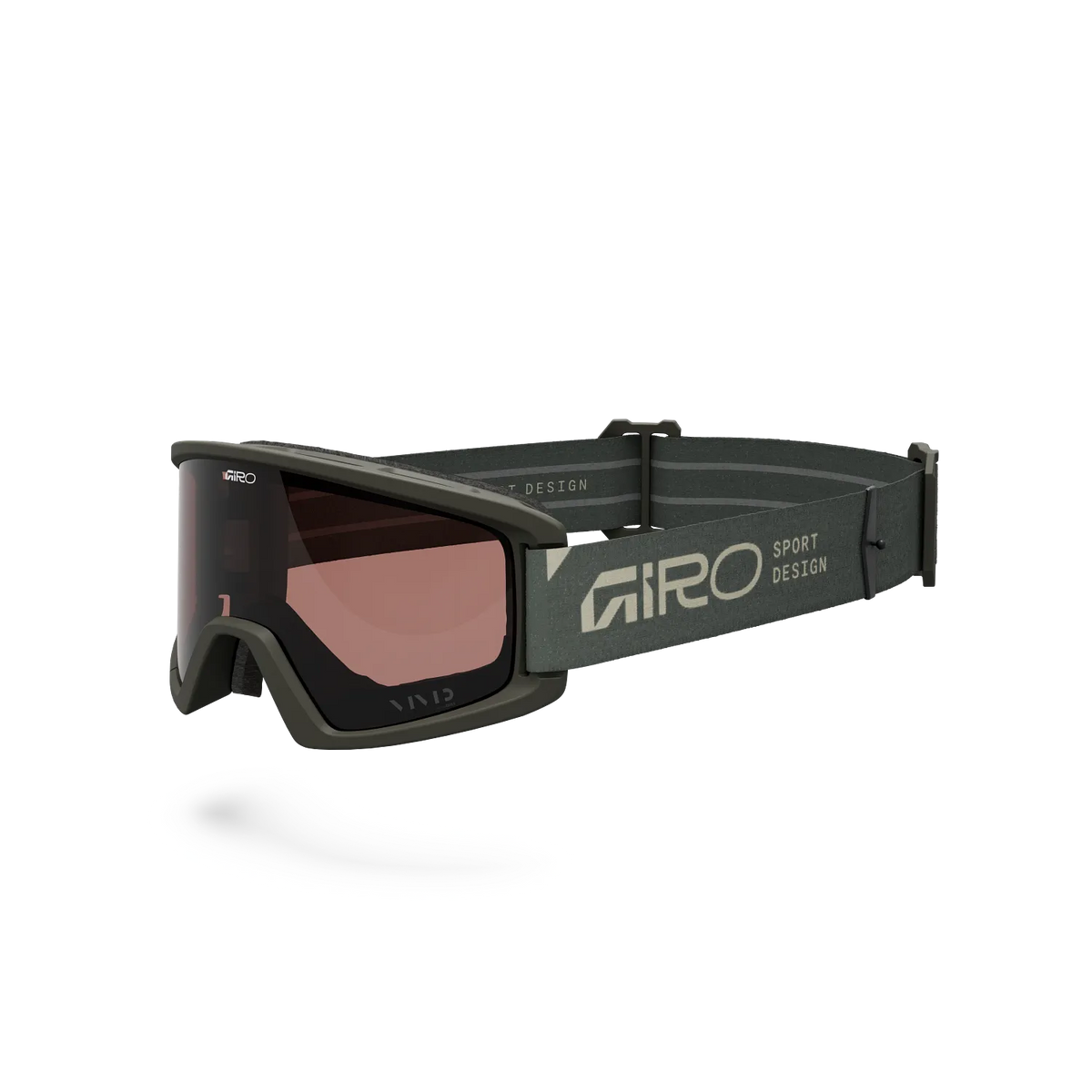 Gogle GIRO TAZZ khaki z szybką VIVID