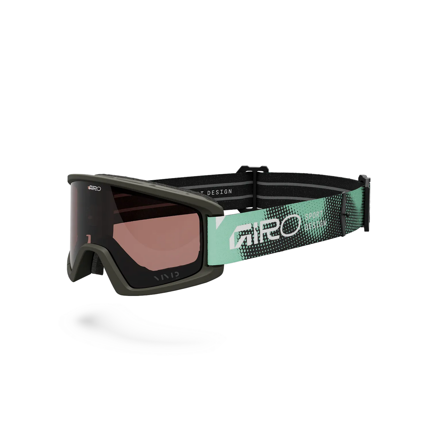 GIRO TAZZ MTB-goggles Grön VIVID-lins