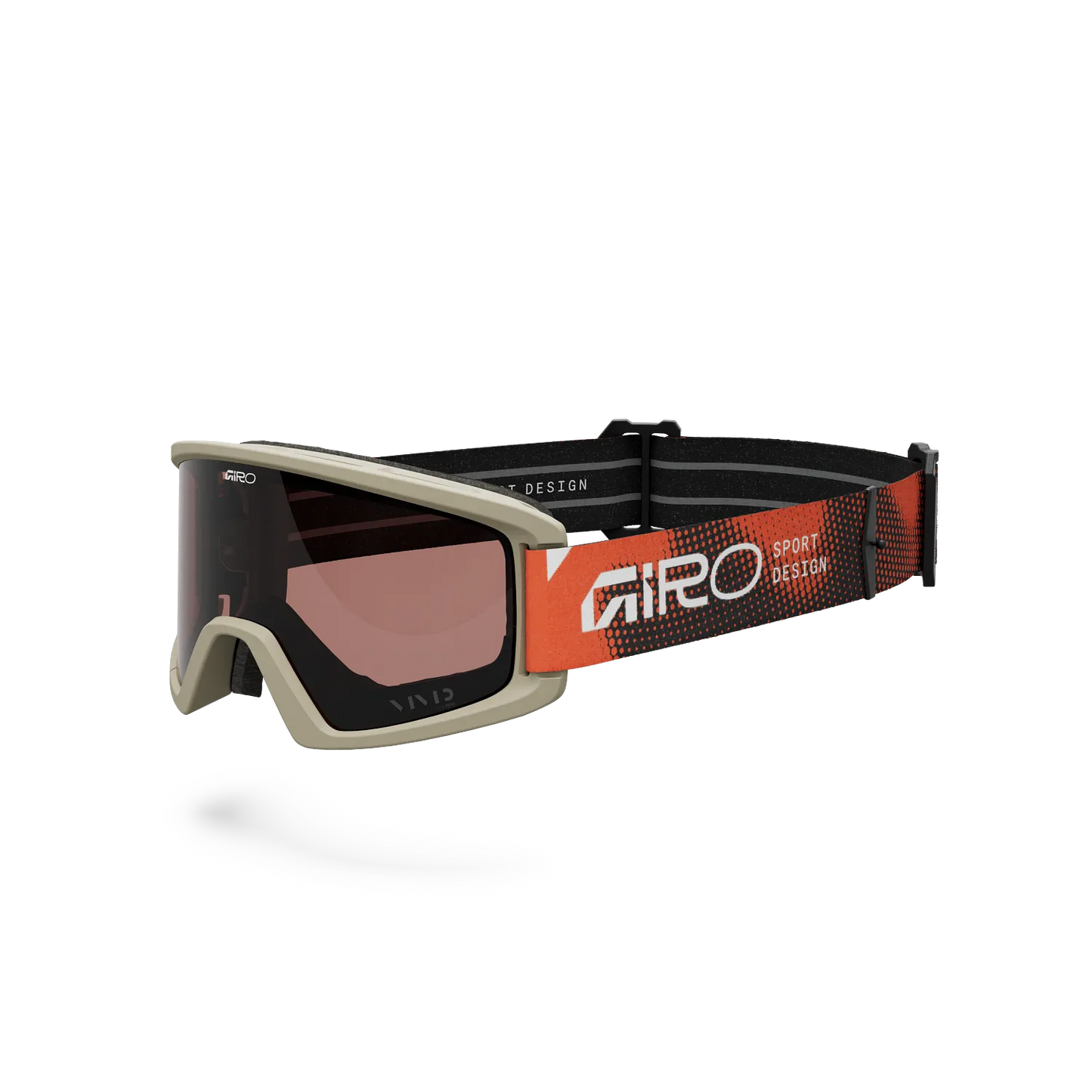 Máscara GIRO TAZZ Naranja pantalla VIVID