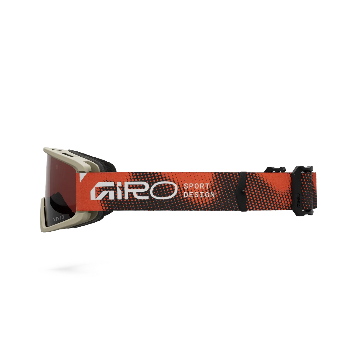 Máscara GIRO TAZZ Naranja pantalla VIVID