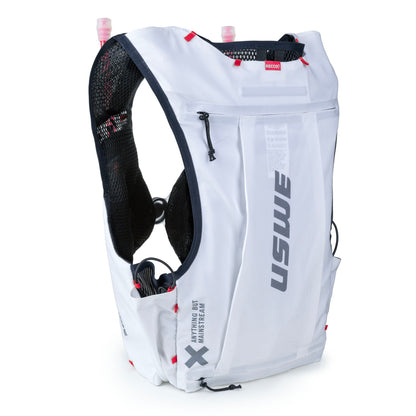 Chaleco de Hidratación USWE VST Trail Running 8 L Blanco