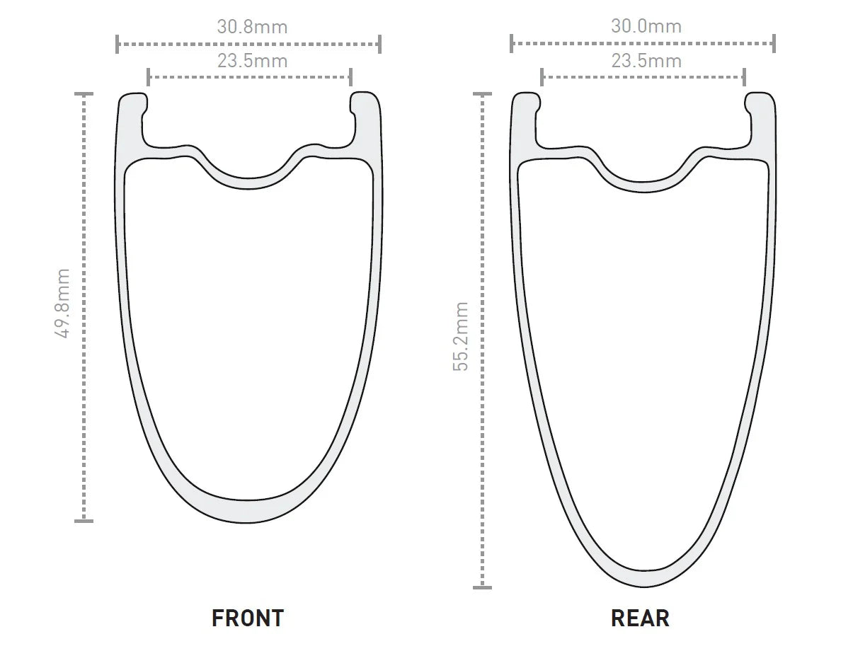 Roue Arrière ENVE SES 4.5 PRO Tubeless Ready (Center Lock) Blanc
