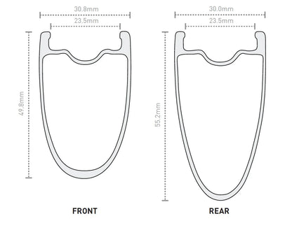Roue Arrière ENVE SES 4.5 PRO Tubeless Ready (Center Lock) Blanc