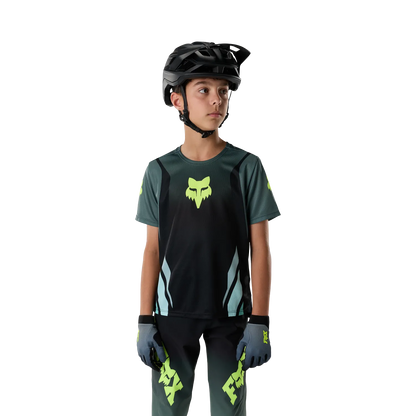 FOX RANGER FOUNDRY Junior -lyhythihainen ajopaita, salvianvihreä
