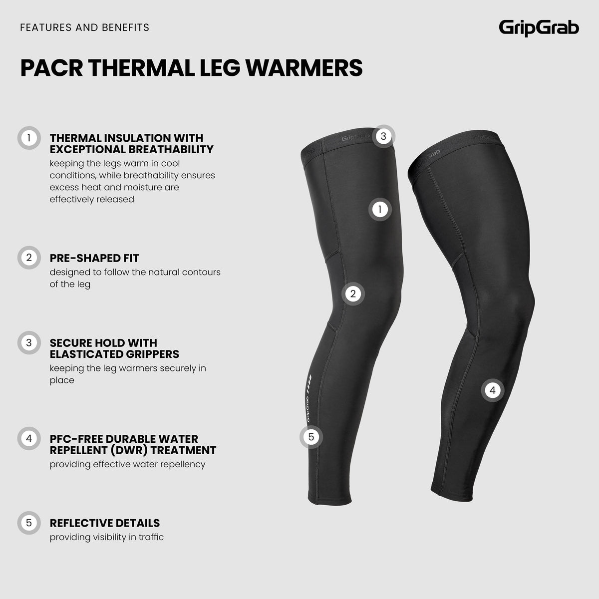 Gambali GRIPGRAB PACR TERMICI neri