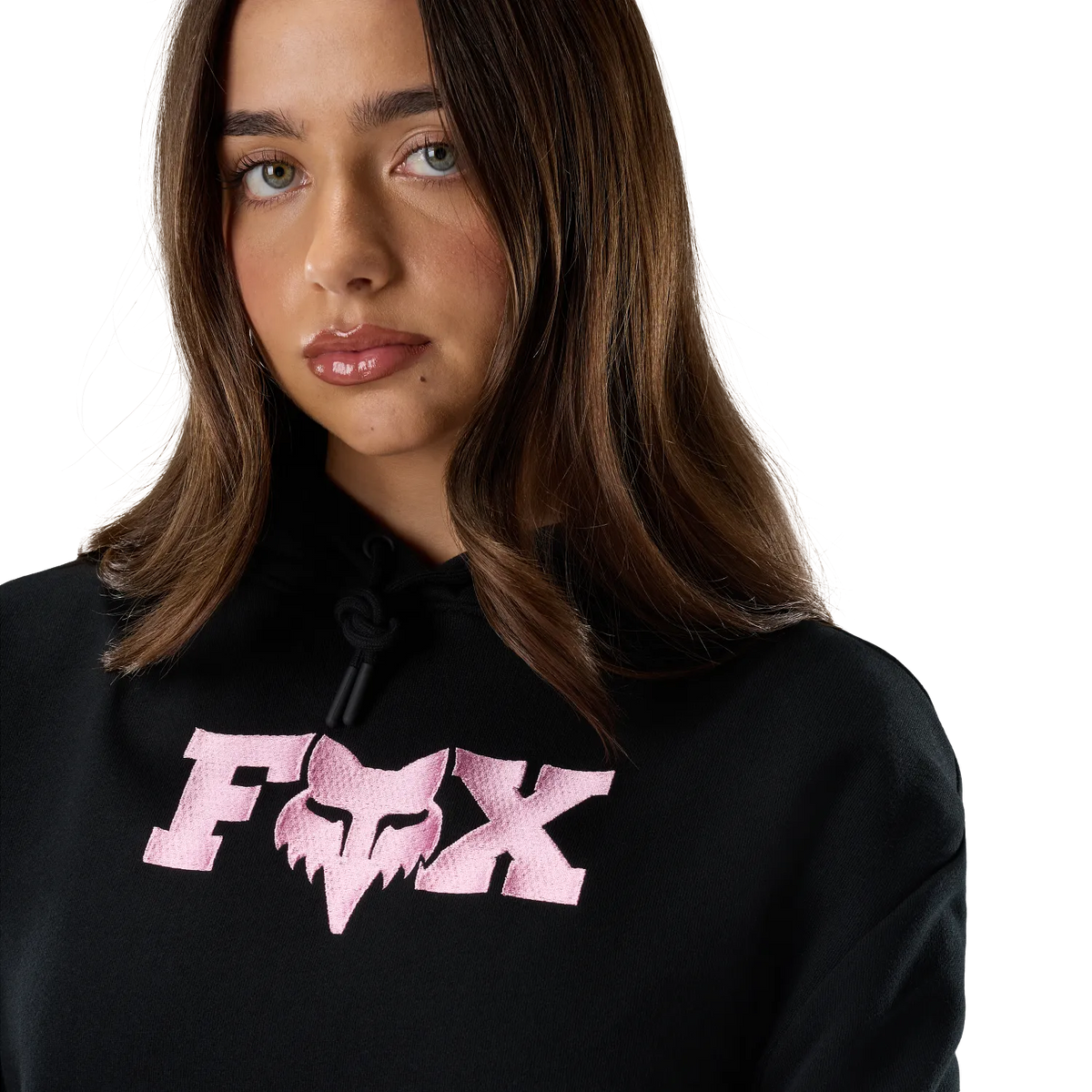FOX F HEAD X FLEECE Damen-Kapuzenpullover Schwarz
