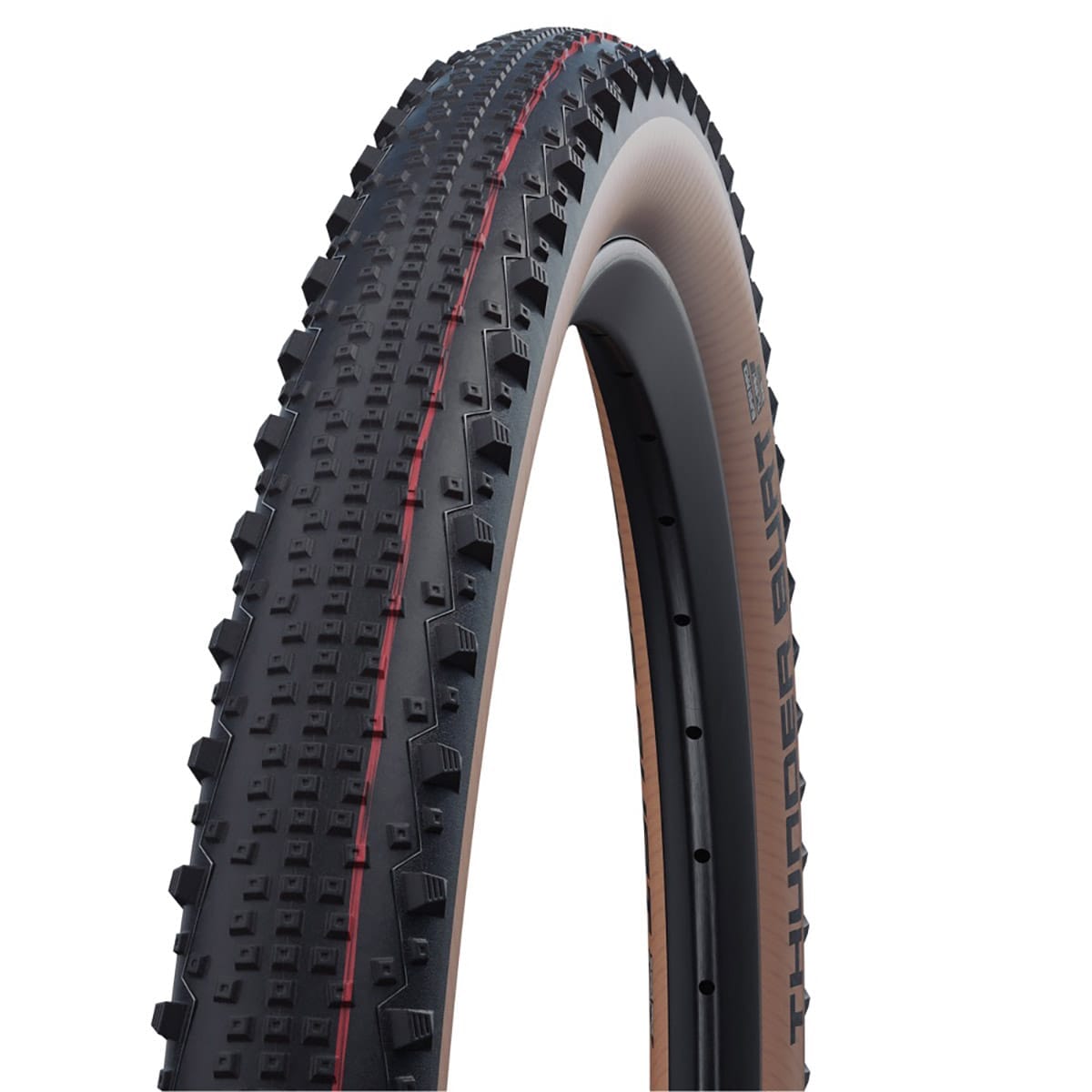 SCHWALBE THUNDER BURT 29x2.35 ADDIX SPEED SUPERRACE Tubeless Ready Soft Black/Brown-dæk