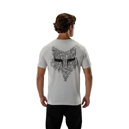 Svetlo siva majica FOX SLOWBURN DRI-RELEASE s kratkimi rokavi