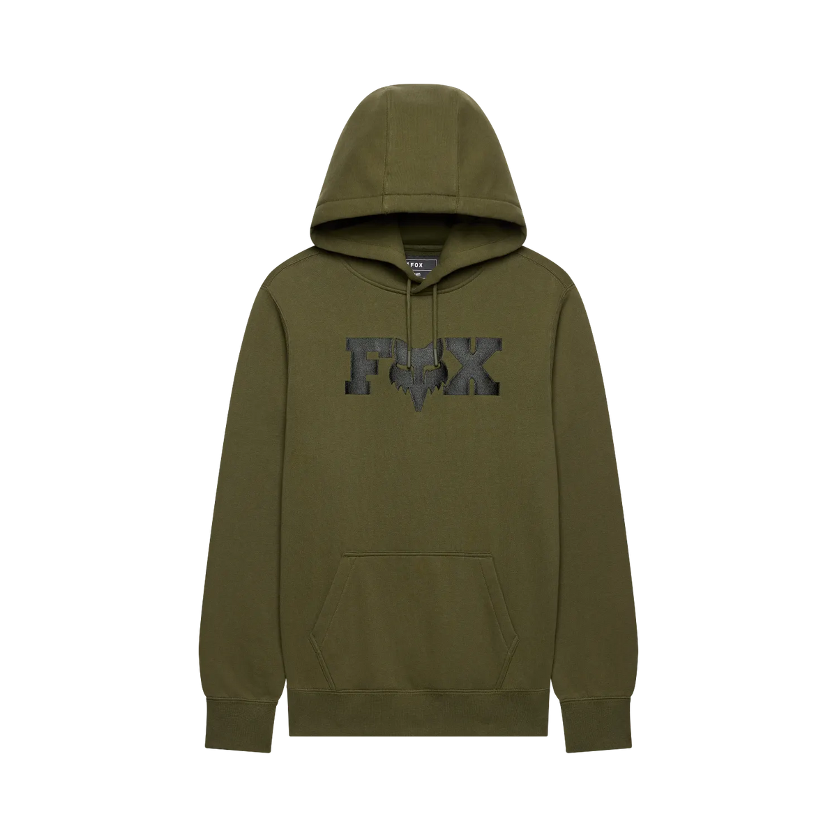 Φούτερ με κουκούλα FOX F HEAD X FLEECE πράσινο