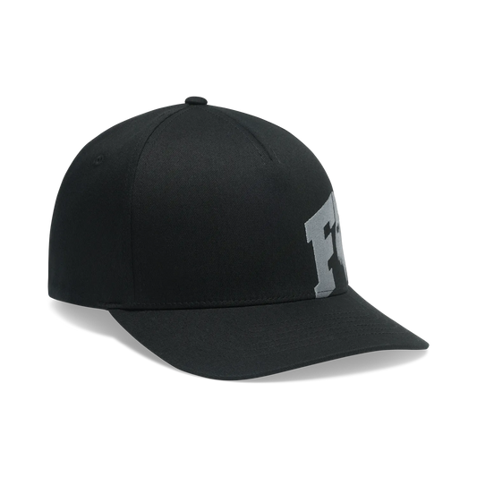 Melna FOX F HEAD X FLEXFIT cepure ar nagu