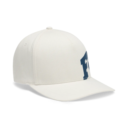 Kapa s ščitnikom FOX F HEAD X FLEXFIT bela