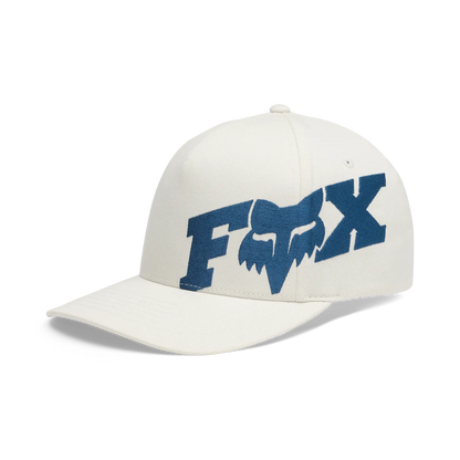 Kapa s ščitnikom FOX F HEAD X FLEXFIT bela