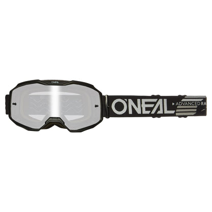 Máscara O'NEAL B-10 SOLID Preto Ecrã Silver Mirror