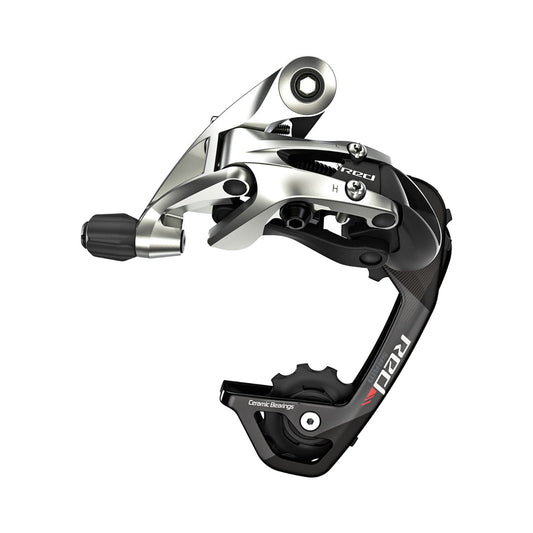 SRAM RED 11-speed rear derailleur with medium cage – product on a white background