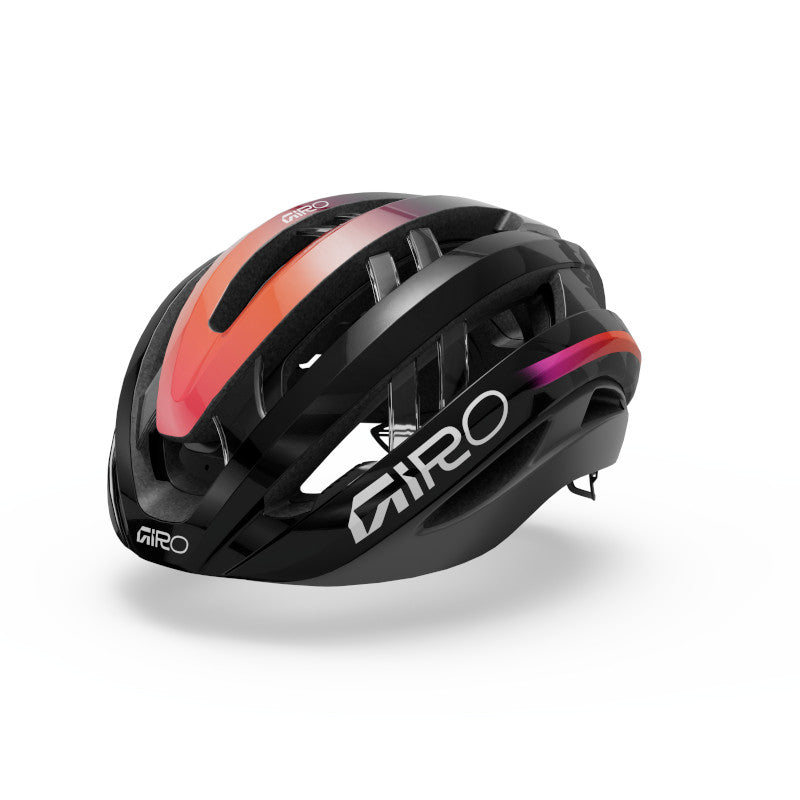 Silniční přilba GIRO ARIES MIPS SPHERICAL SUNSET černá/oranžová
