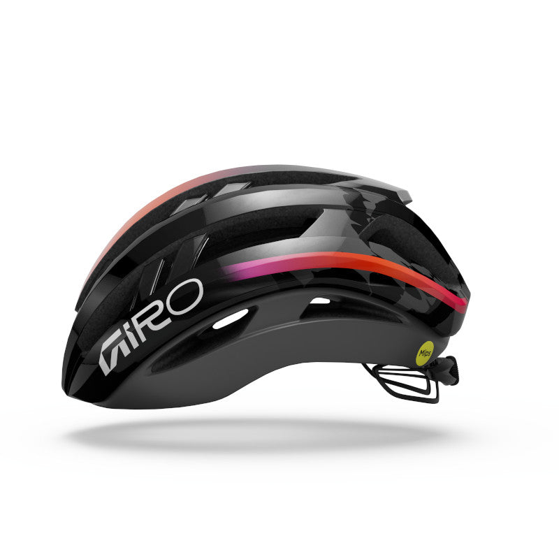 Silniční přilba GIRO ARIES MIPS SPHERICAL SUNSET černá/oranžová