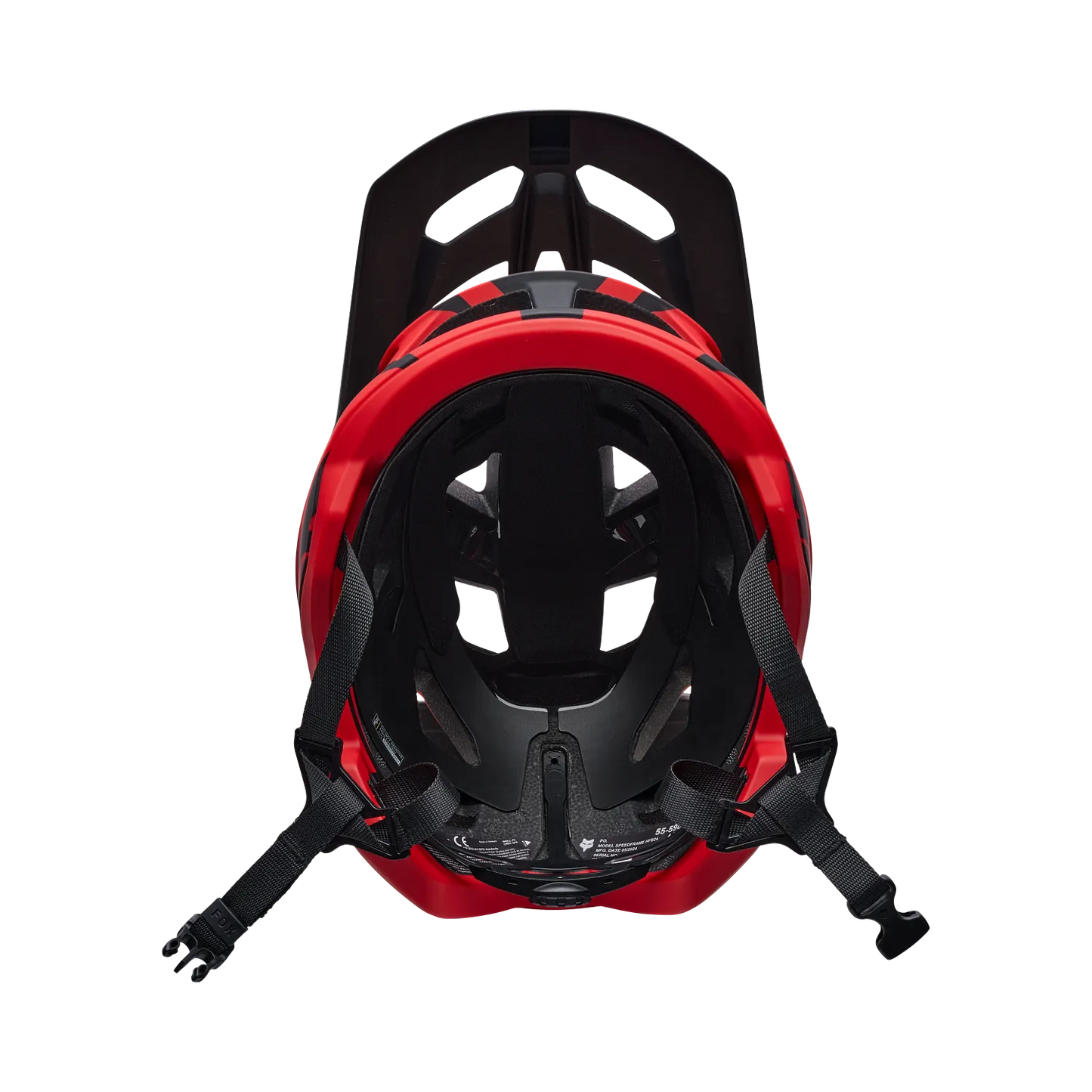 Juniorská MTB helma FOX SPEEDFRAME MIPS CHARGE černá/červená