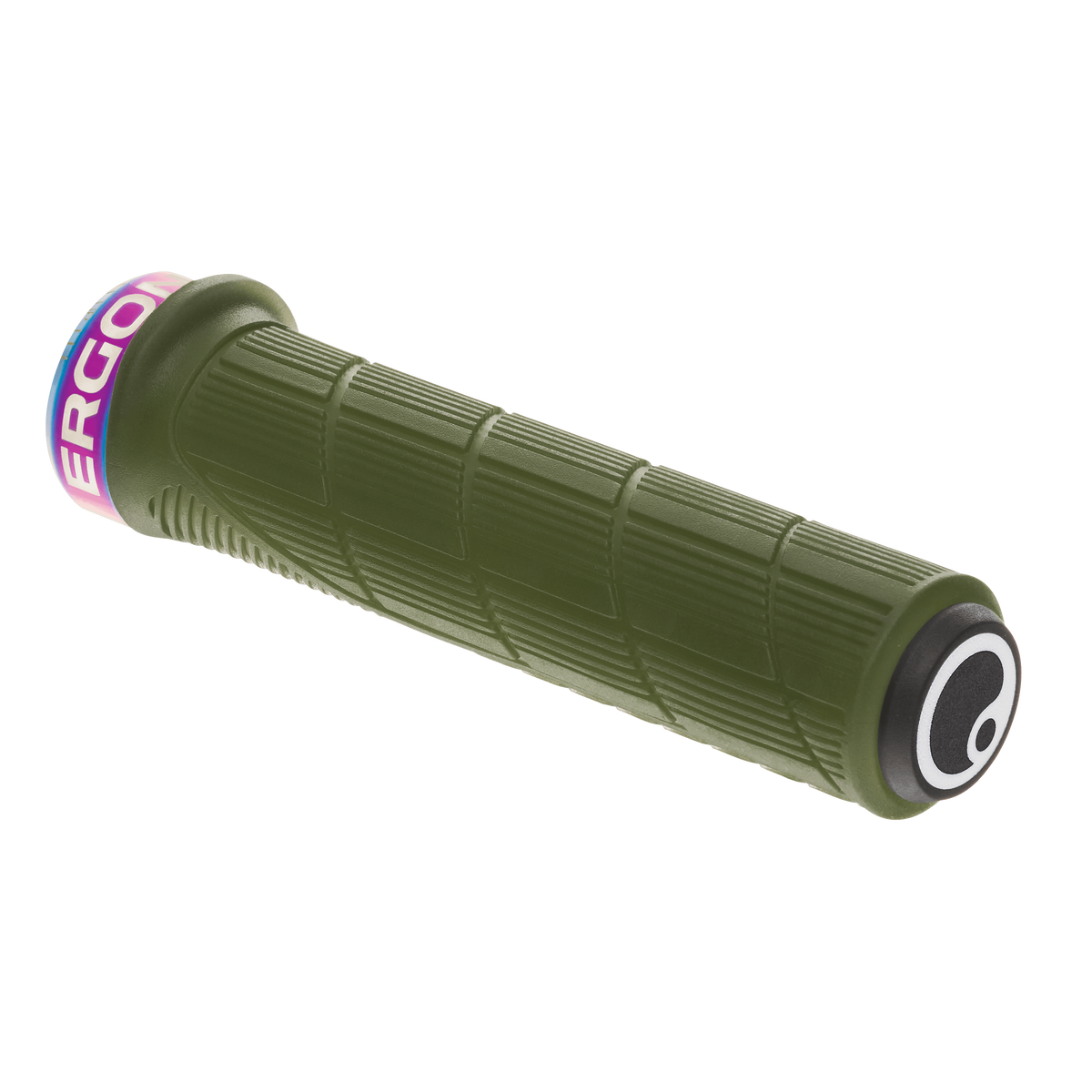 Gripy ERGON GD1 EVO Factory zelené Moss Frozen s objímkami Oil Slick
