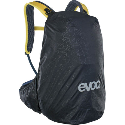 EVOC TRAIL PRO 16L Backpack with Back Protector Yellow/Blue