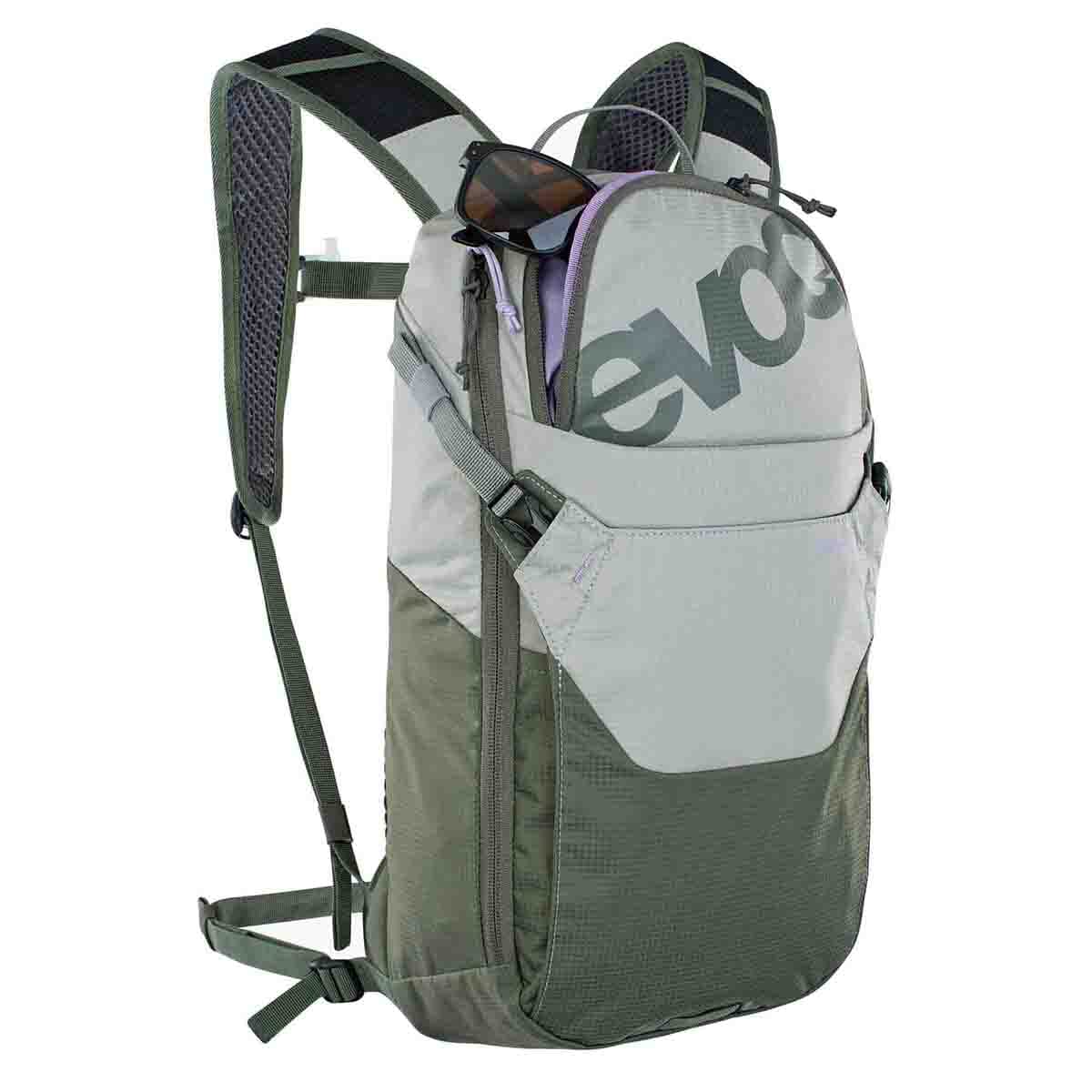 EVOC RIDE 8L Rucksack Grau/Kaki